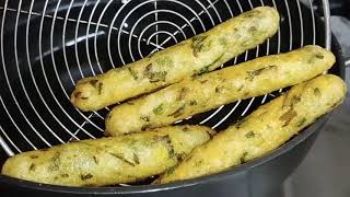 आलू सूजी के क्रिस्पी finger French बनाने की रेसिपी recipe of snacks झटपट आलू सूजी के शानदार स्ने [upl. by Cynthla]