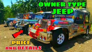 OWNER TYPE JEEP SA CAVITE  PRICE and DETAILS  DIESEL and GASOLINE ENGINE  BUGGY TYPE  ALEX MTV [upl. by Aneerhs]