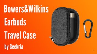 BowersampWilkins OnEar Headphones Travel Case Hard Shell Headset Carrying Case  Geekria [upl. by Horatio]