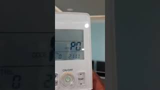 How to check error code in Daikin AC ki error remote se kaise check kare [upl. by Leugimsiul]