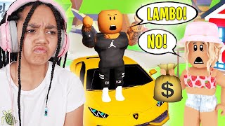 BUYING My DAD EVERYTHING HE TOUCHES In Adopt Me Roblox [upl. by Sisak]