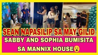 🌸 SEAN NAPASULYAP SULYAP SA PAGBISITA NI SABBY AND SOPHIA SA MANNIX HOUSE  MIC CHANNEL [upl. by Erlina776]