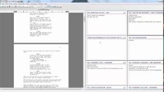 Final Draft Tutorial Part 2 Index Card Feature [upl. by Luann214]
