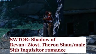 SWTOR Shadow of Revan  Ziost Theron ShanMaleSith Inquisitor Romance [upl. by Miett695]