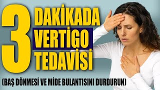 VERTİGO TEDAVİSİ aktifizyo vertigo epleymanevrası başdönmesi [upl. by Mickie580]