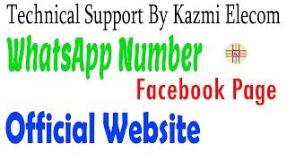 Technical Support By Kazmi Elecom Part1 [upl. by Vidovik389]