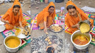 Rajasthani Dal bati recipe  Dal baati Churma dalbati rajasthani [upl. by Lewin547]