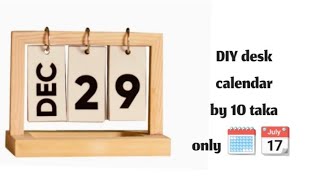 How to make a desk calendar 📆🗓️DIY calendarpaper mini calendarDIY creative calendar diy shorts [upl. by Wiersma]