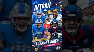 Detroit Lions vs Houston Texans Hilarious Jokes amp Game Recap  SNF Highlights 🏈😂 [upl. by Yasmeen]