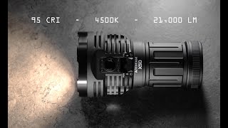 Acebeam X50 20 CRI 8x GTFC40 4500K QUICK BEAMSHOTS [upl. by Etiragram786]