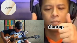 Ariel Noah Reaction Alibata Cover Separuh Aku  Waw Mantap [upl. by Eiryt469]