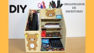 DIY ORGANIZADOR DE ESCRITORIO [upl. by Olegnad]