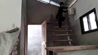 How to apply skim coat to rough wall [upl. by Akitahs949]