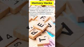 Memory Tips For Students Mnemonic Devices shortvideo memory [upl. by Chappell]