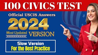 2024 EASY Answer USCIS Official 100 Civics Questions amp Answers for US Citizenship Interview 2024 n [upl. by Charisse788]