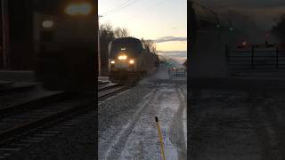 AmTrak railfain automobile train railroad railway railfan locomotive farming [upl. by Elnora378]