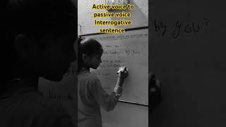 change in to active voice to passive voice short viral englishgrammar [upl. by Esiuqcaj]