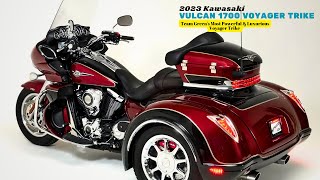 Team Greens Most Powerful amp Luxurious Voyager Trike  2023 Kawasaki Vulcan 1700 Voyager Trike [upl. by Ecallaw33]