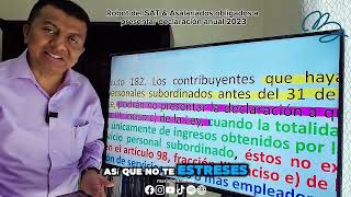 El Robot del SAT y la declaración anual de asalariados [upl. by Tutankhamen848]