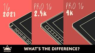 Which Huion Kamvas 16 to get  16 2021 vs 16 pro 25k vs 16 pro 4k [upl. by Dorolisa]