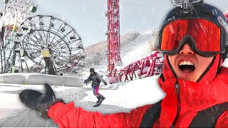 WORLDS CRAZIEST SKI RESORT Rusutsu Japan [upl. by Airlia]