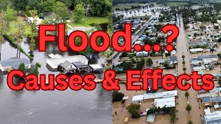 Flood Types Causes and Effect of flood [upl. by Hullda]