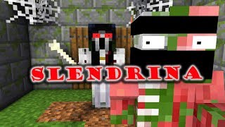 MONSTER SCHOOL  SLENDRINA THE CELLAR CHALLENGE  Minecraft Animation [upl. by Saxe303]