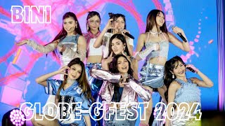 BINI at GLOBE GFEST 2024 PERFORMANCE FANCAM at SMX Convention Center biniph bini fyp globe [upl. by Isolt155]