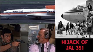 The tragic story behind the japan’s first ever hijack incident JAL 351😳✈️ [upl. by Ellehcyt]