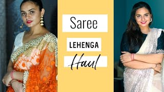 Latest Saree and Lehenga Collection  Zatkicom Haul Review sareehaul latestsareecollection [upl. by Domash]