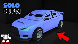 SOLO NEW SUPER EASY GTA 5 ONLINE CAR DUPLICATION AFTER LATEST PATCH [upl. by Mahda]