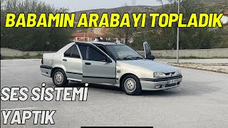 BABAMIN ARABASINI TOPLUYORUZ  SES SİSTEMİ YAPTIK  BASTIK [upl. by Yesllek921]