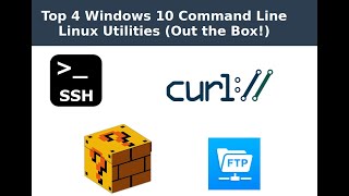 Top 4 Windows 10 Linux Command Line Tools out the box  NO linux subsystem [upl. by Gamin98]