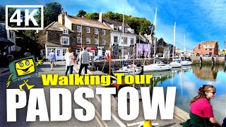 PADSTOW Cornwall UK July 2022  4K Walking Tour [upl. by Hartzel]