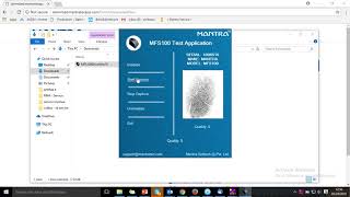 Mantra MFS100 Drivers installation [upl. by Adiazteb]