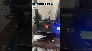 3d printing a skull with creality ender 3 pro [upl. by Idieh247]