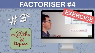 EXERCICE  Factoriser en utilisant les identités remarquables 2  Troisième [upl. by Nerad524]