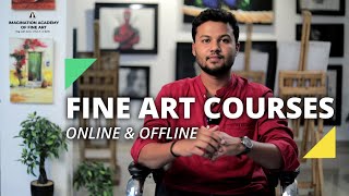 Career in Fine Art  Professional Course  Degree  Diploma  Sketching  Short term  Hobby Corses [upl. by Filbert]