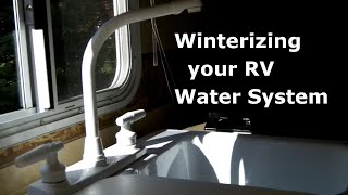 Air Pressure and RV Antifreeze Methods of Winterizing your RV [upl. by Aisayn]