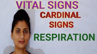 Respiration  Vital signs  Cardinal sign [upl. by Muslim]