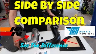 Cold Air Inductions Vs KampN Cold Air Intake [upl. by Lucien]