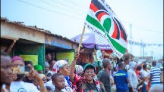 John Dramani Mahama pulls massive winning crowd at Assin Fosu for election 2024 [upl. by Leirad]