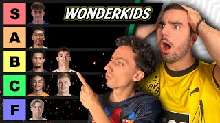 Ranking the BEST Wonderkids in the World TIERLIST [upl. by Atiuqaj]