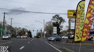 A Road Trip Through Levittown PA  Cloudy Day Drive 8k  United States 🇺🇸 [upl. by Noitsirhc668]