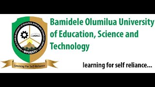 BOUESTI Post UTME and Direct Entry Screening Form Bamidele Olumilua University of Education Scien [upl. by Rabbi]