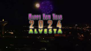 🎆 Happy New Year 2024 🎇 Alvesta  Sweden [upl. by Yevreh]