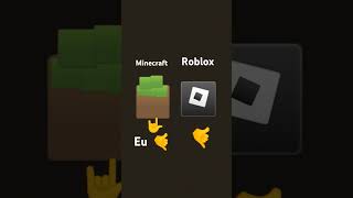 Roblox do Minecraft eu Roblox 🙂😀😊 eeeeeee [upl. by Ledairam494]