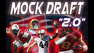 REAL TIME New England Patriots 2025 NFL Mock Draft quot20quot [upl. by Ailaht21]