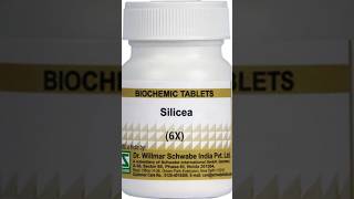 Silicea 6X uses in hindi सिलीशिया 6X की उपयोगिता  homeopathy shortsfeed [upl. by Namijneb]