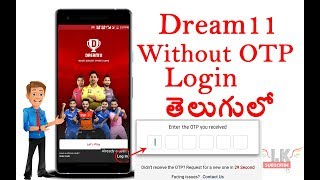 dream11 without OTP Login [upl. by Stannfield]